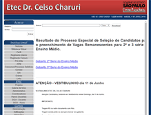 Tablet Screenshot of etecdrcelsocharuri.com.br